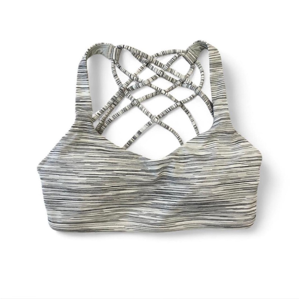 Lululemon Strappy Gray Sports Bra